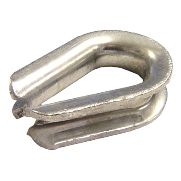 Us Cargo Control Wire Rope Thimbles - Heavy Duty Galvanized - 7, PK10 HDTGV716-10PK - main